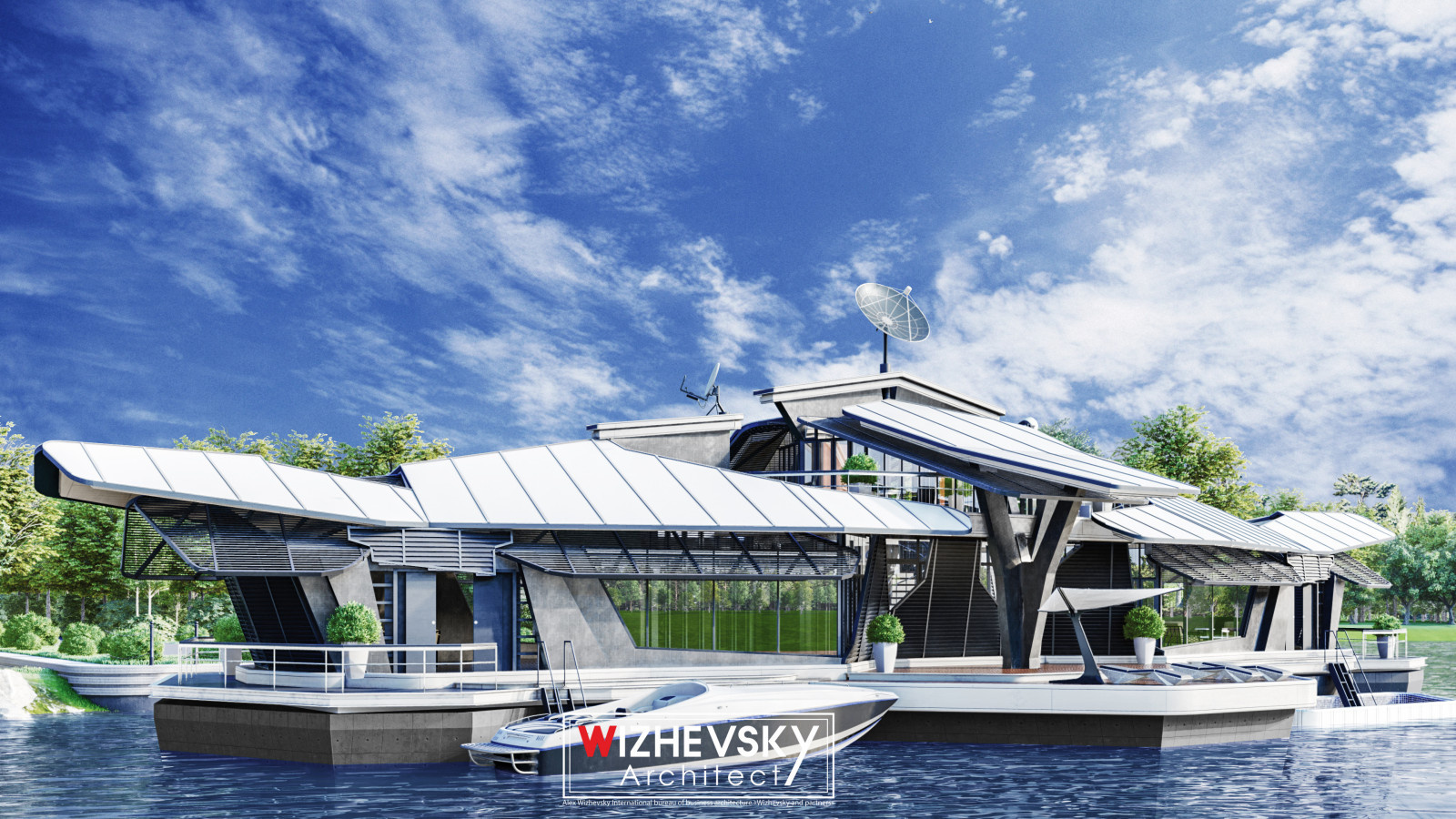 CYBER HOUSE BOAT
