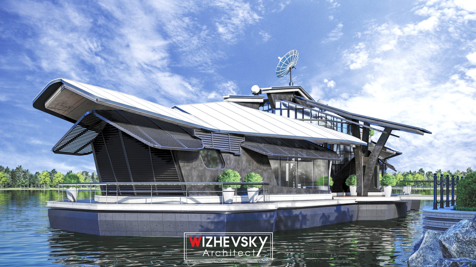 CYBER HOUSE BOAT