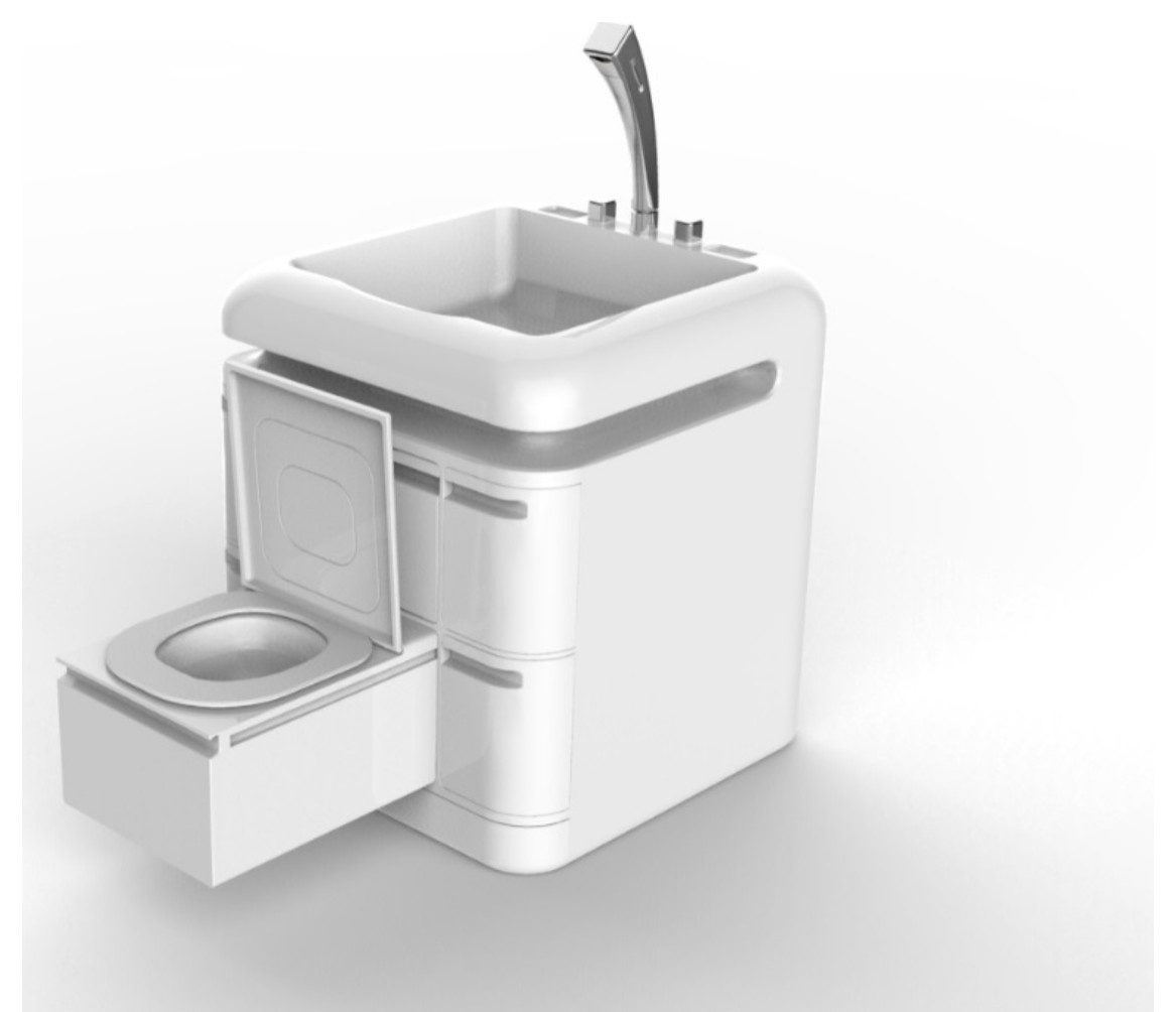 Унитаз раковина душ в одном устройстве