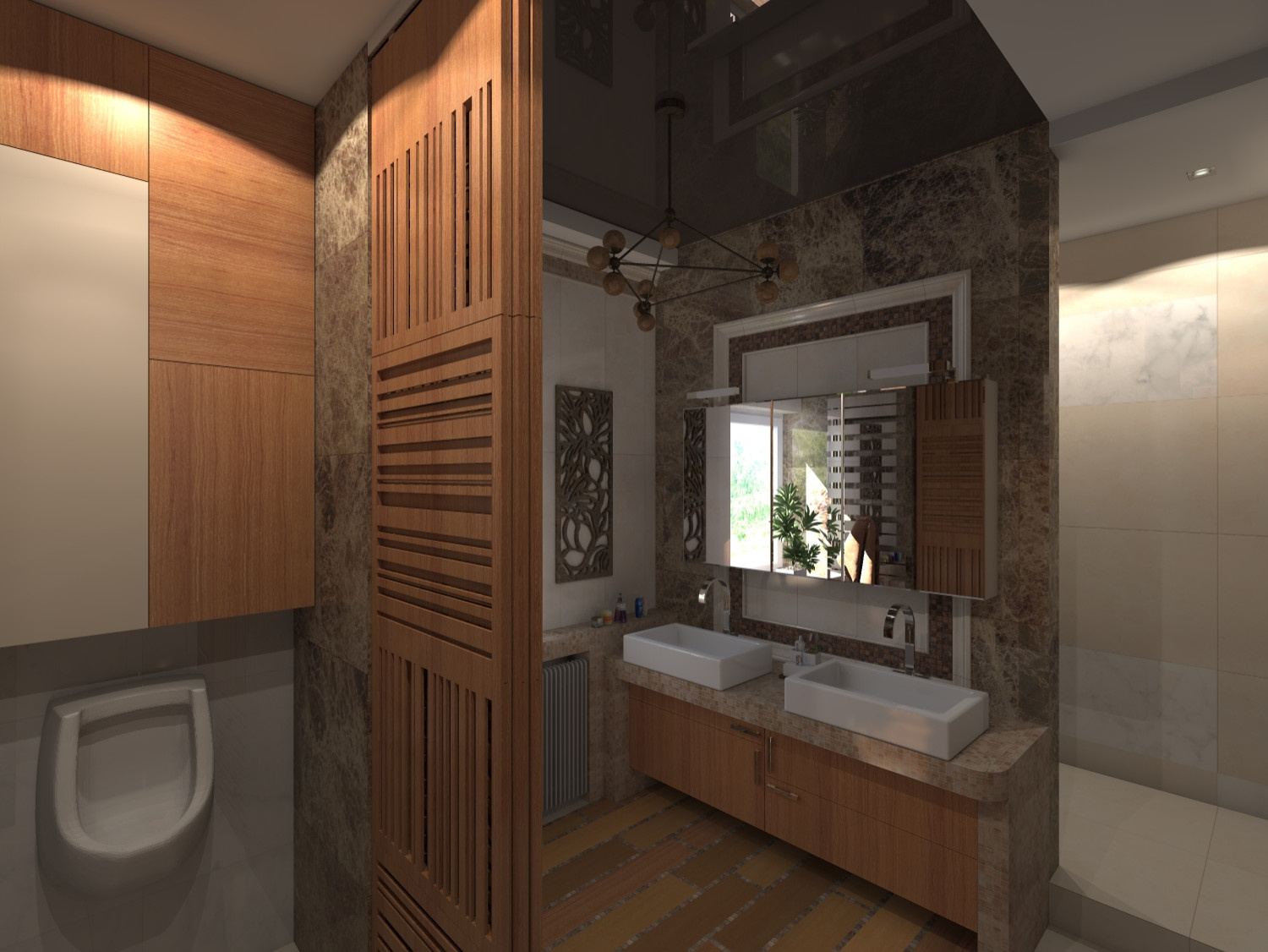 Ванная в нео-классическом стиле