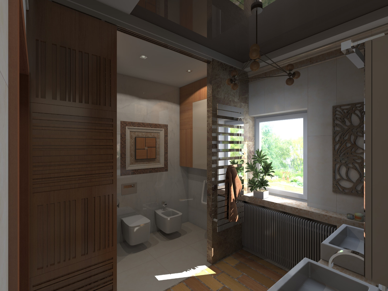 Ванная в нео-классическом стиле