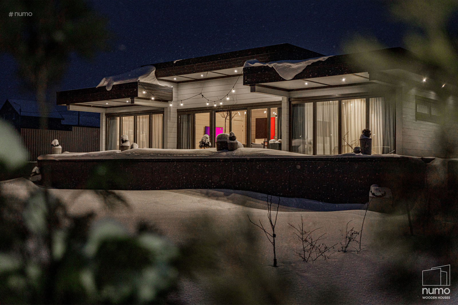 Стильный дом из бруса