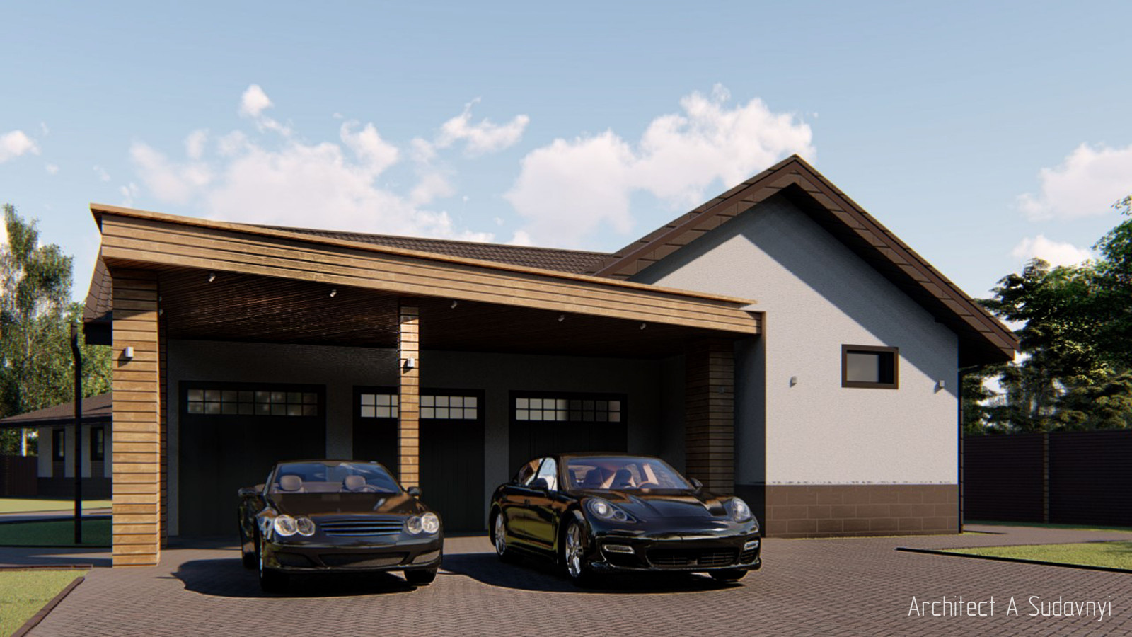 Архитектурные проекты коттеджей, ландшафтный дизайн