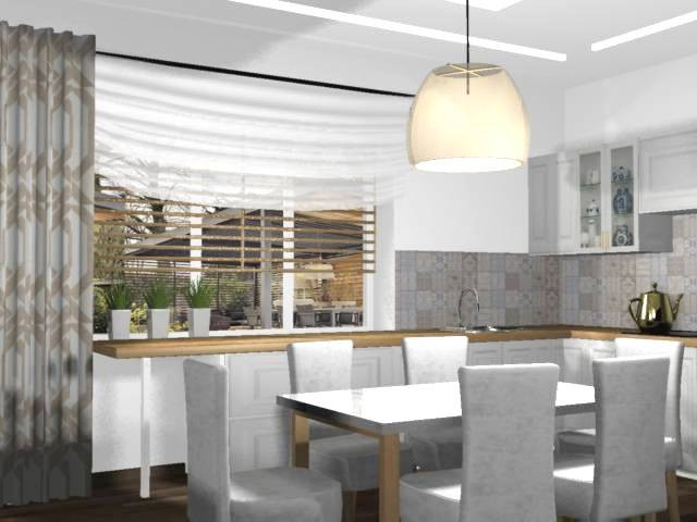 интерьер в белом цвете. частный дом.