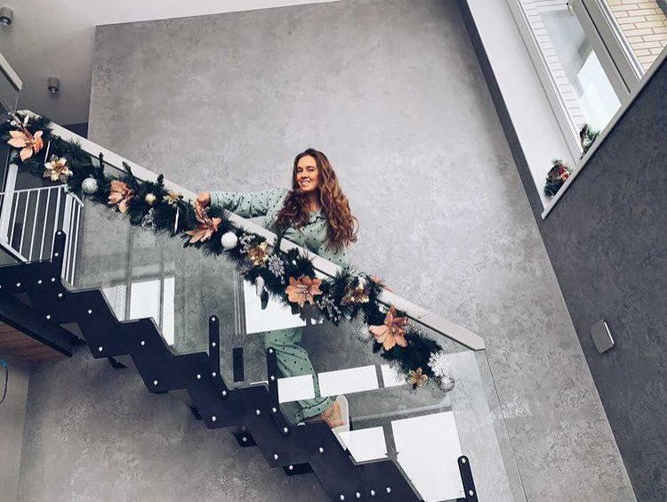 Лестница для двухуровневой квартиры.