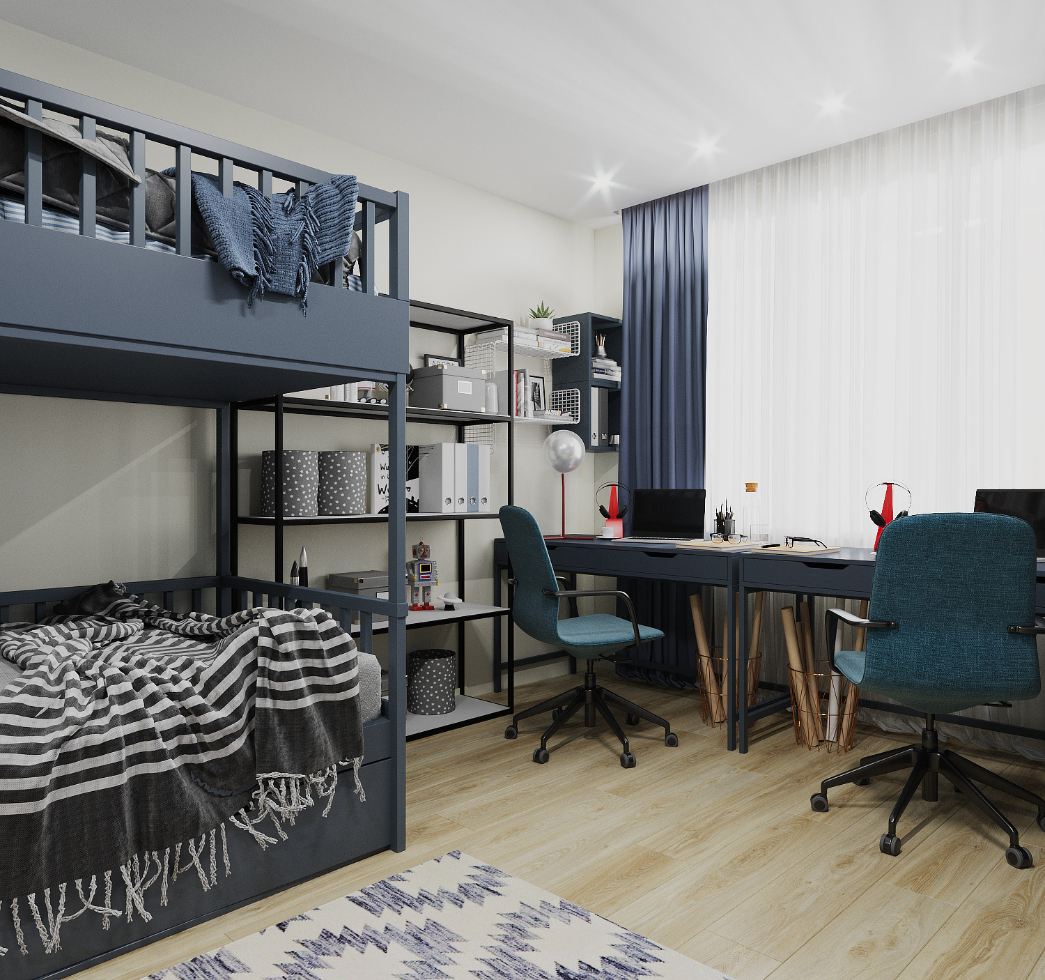 Кухня гостиная для молодой семьи