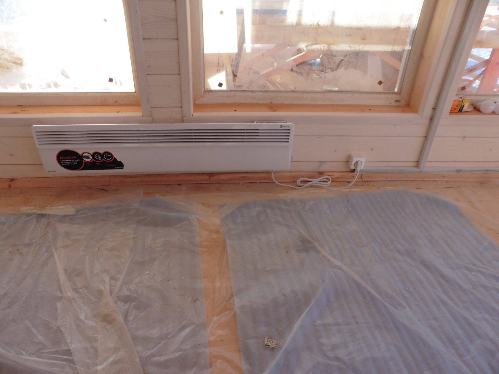 Монтаж электрики в кабель канале