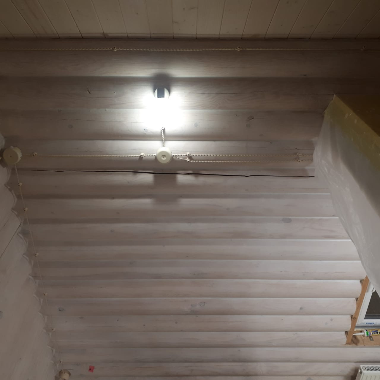 Монтаж электрики в ретро стиле