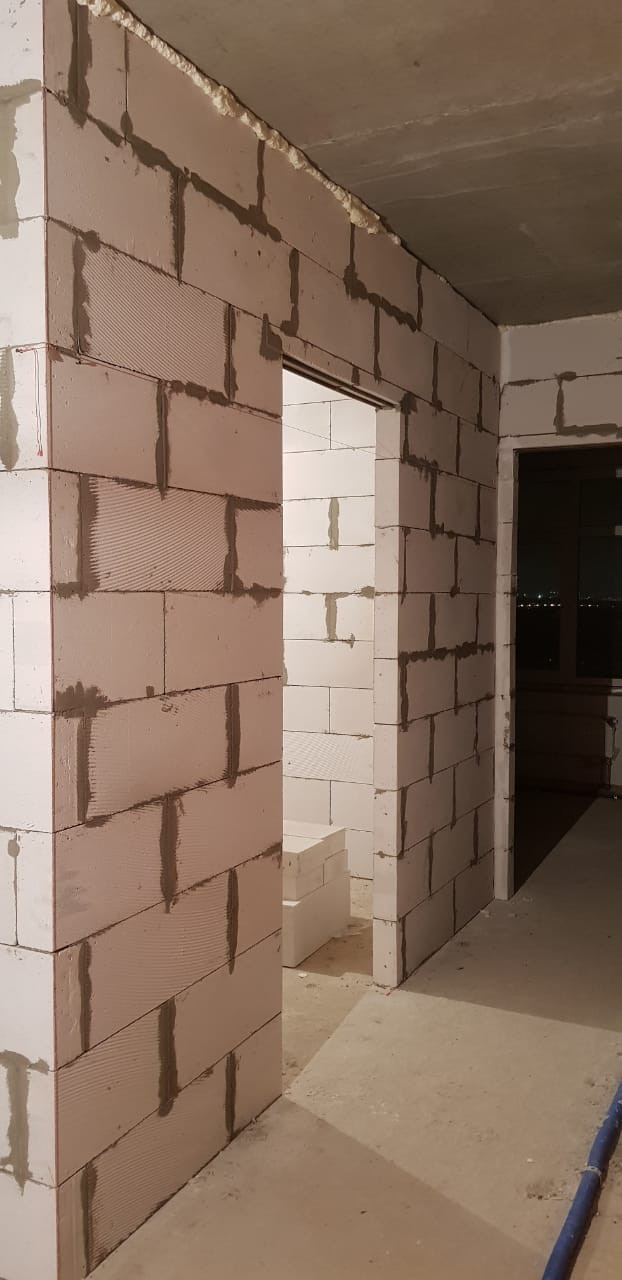 Монтаж межкомнатных перегородок