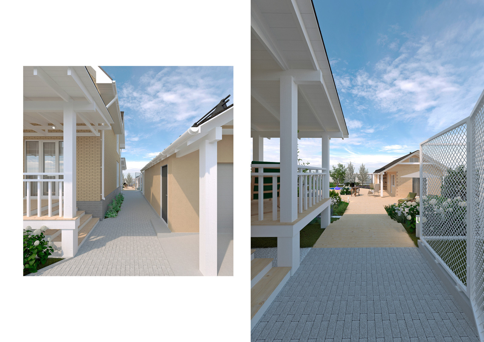 Ландшафтный дизайн участка частного жилого дома в мкрн. Солнечный, Красноярск