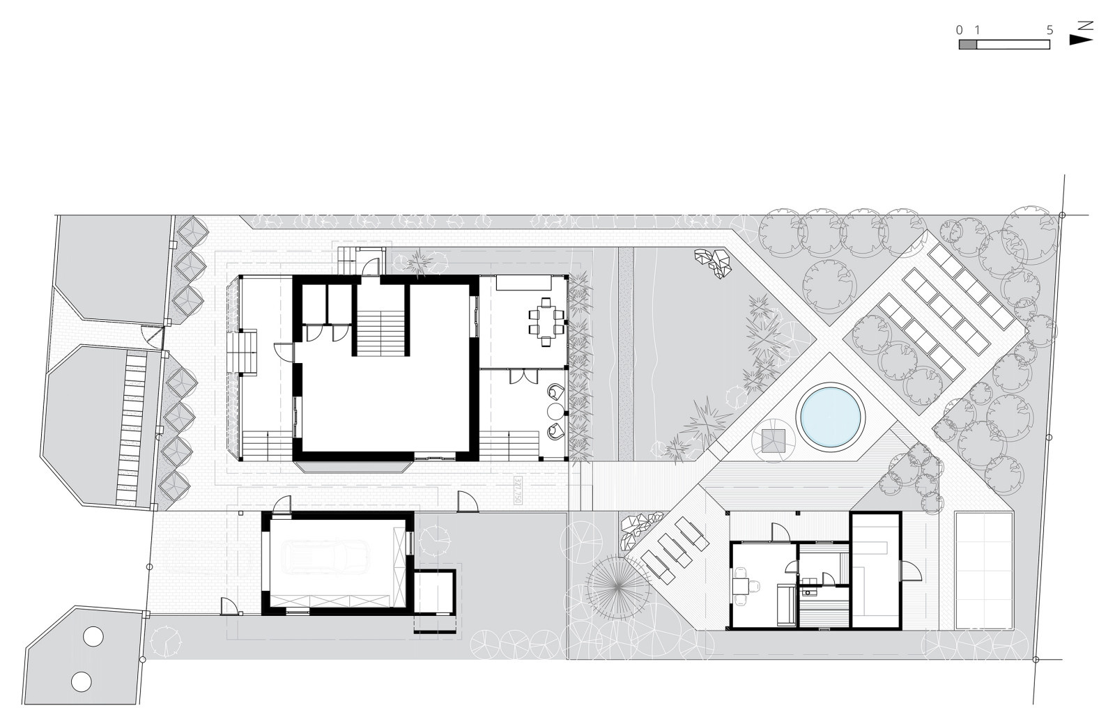Ландшафтный дизайн участка частного жилого дома в мкрн. Солнечный, Красноярск