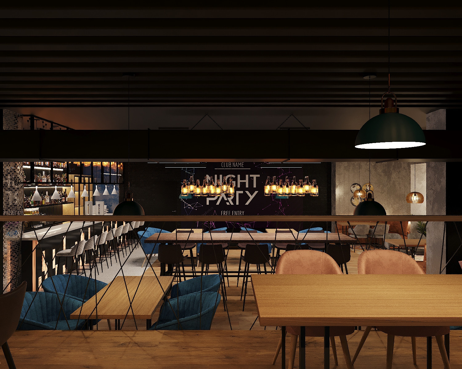 Дизайн- проект для Central Bar