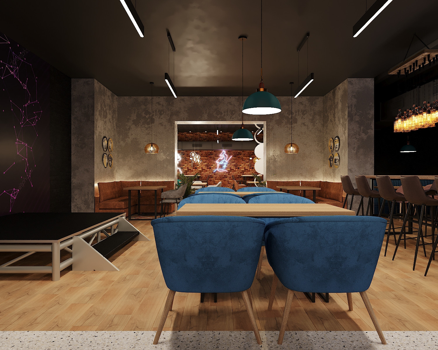 Дизайн- проект для Central Bar