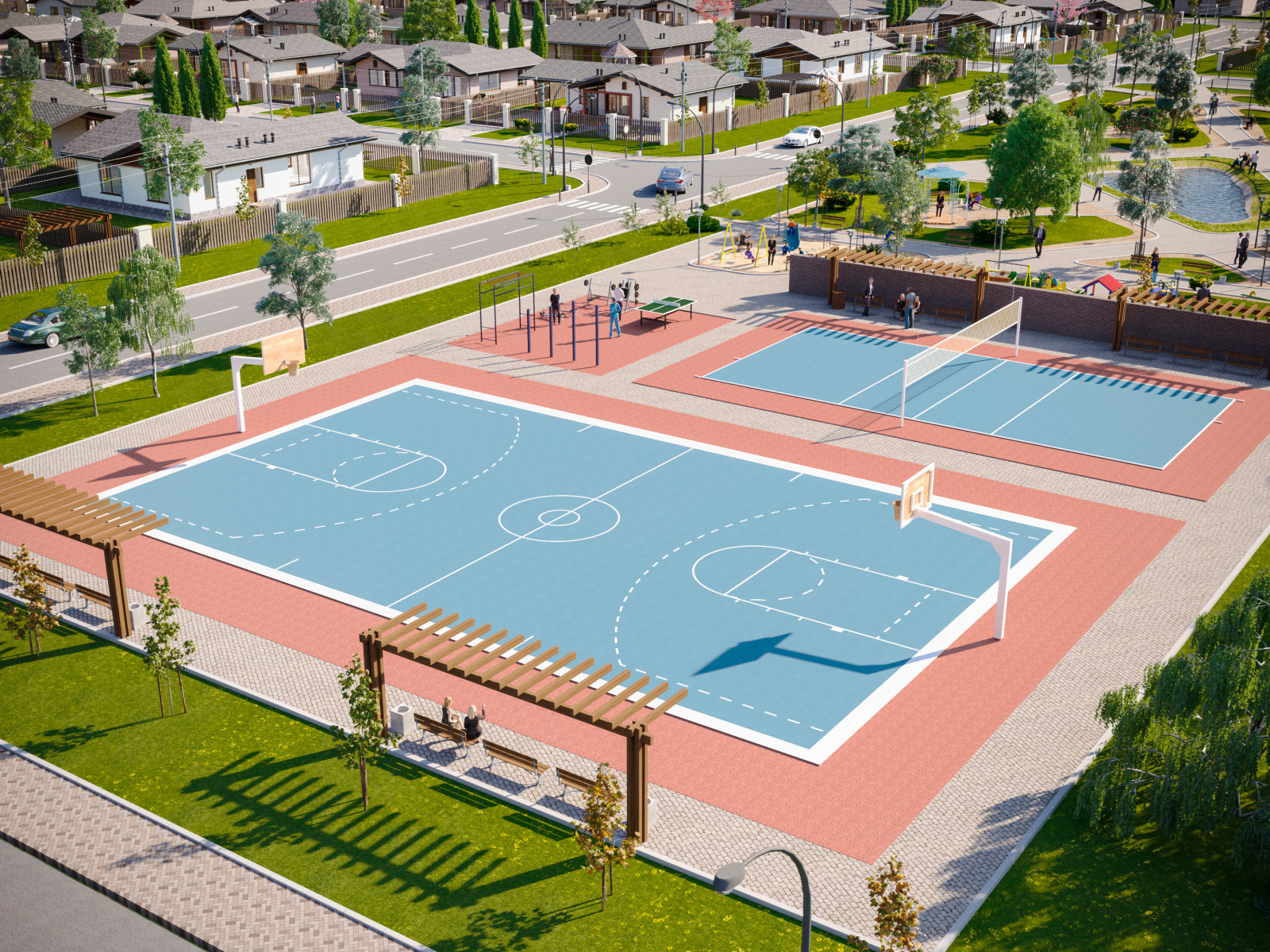 Микрорайон "Солнечный" в с. Красносельское