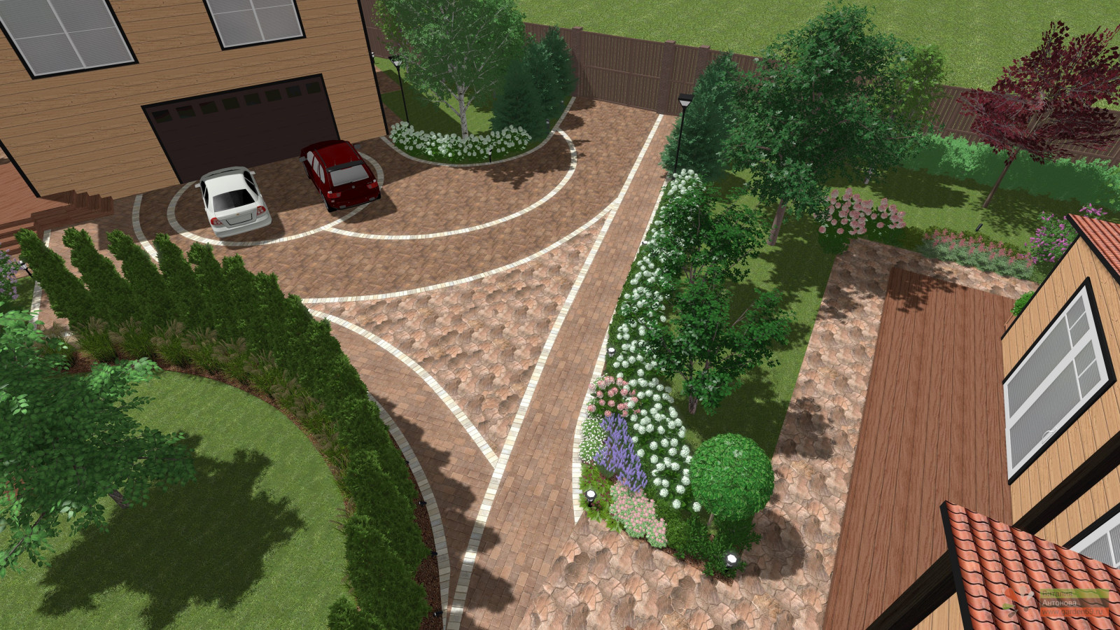 Проект сада для семьи с детьми