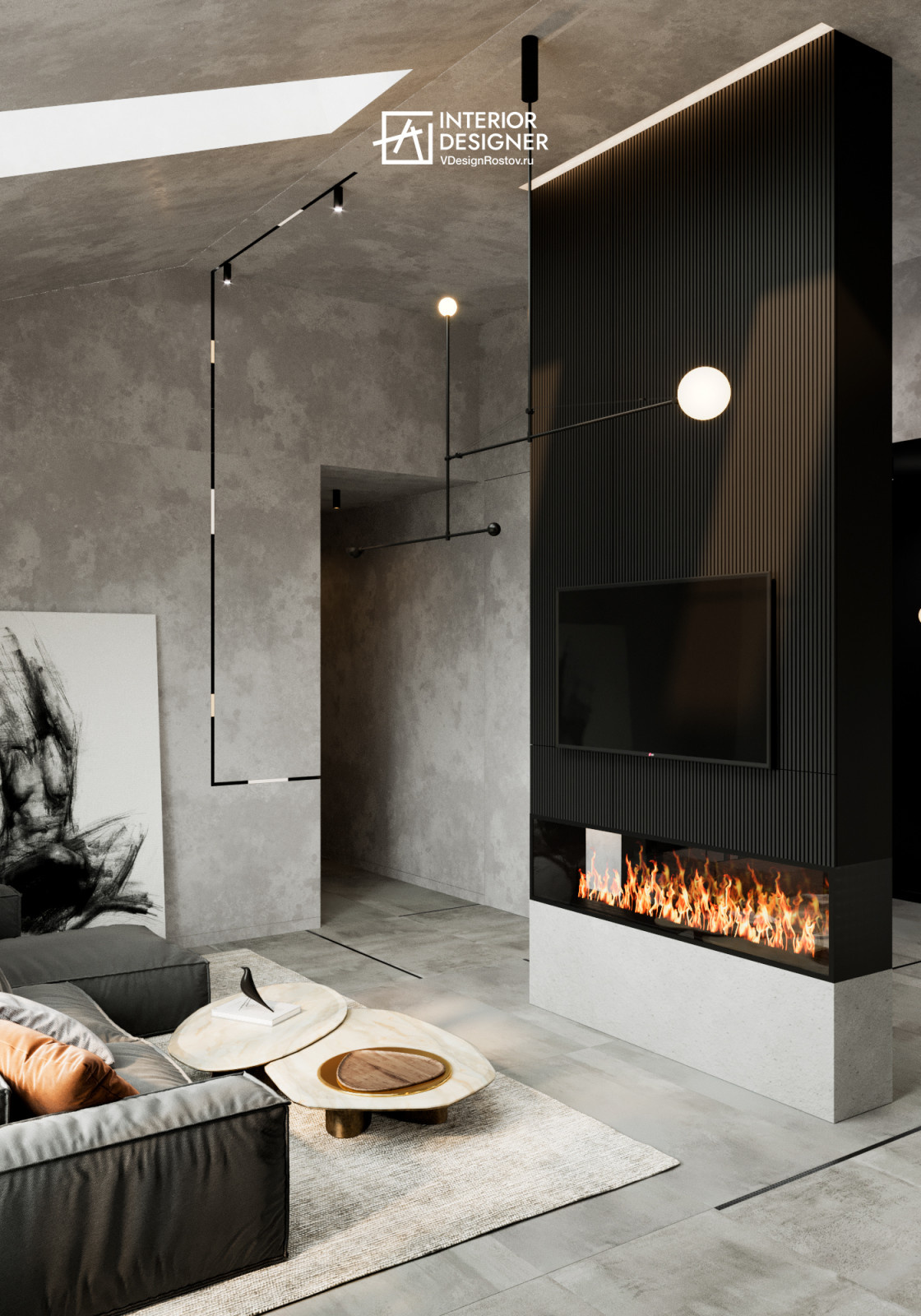 Кухня-гостиная 60 м², Ростов-на-Дону