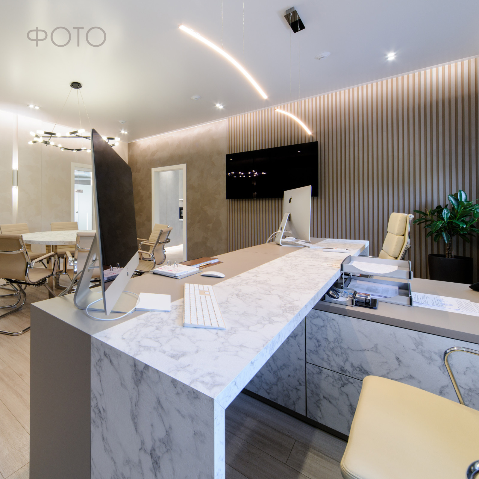 Дизайн интерьера офиса (182 кв.м.)