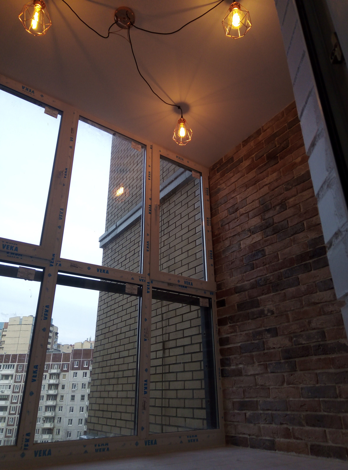 Ремонт балкона с утеплением