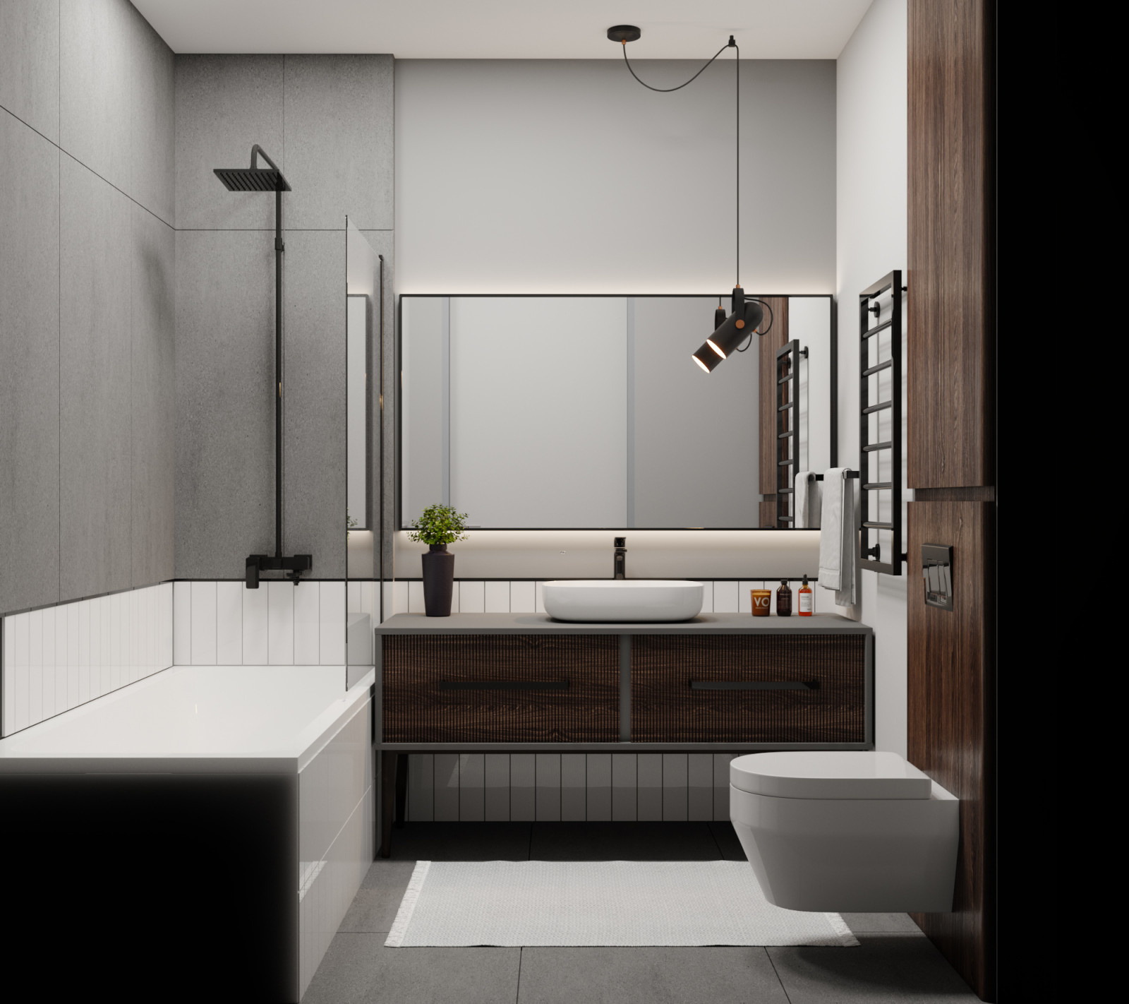 Кухня-гостиная в современном стиле