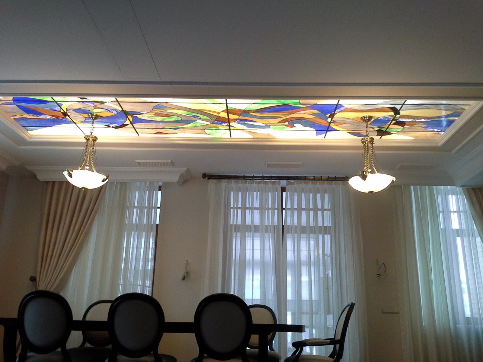 Авторские витражные панно для интерьера