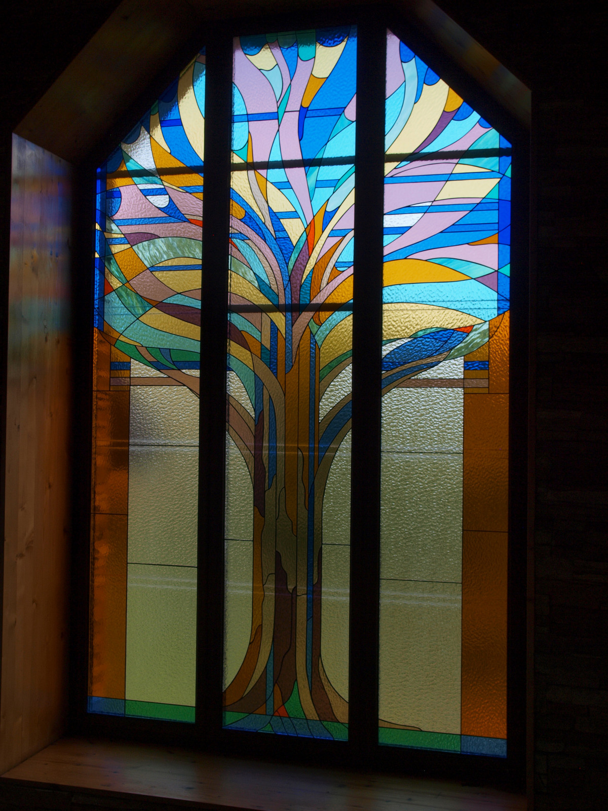 Авторские витражные панно для интерьера