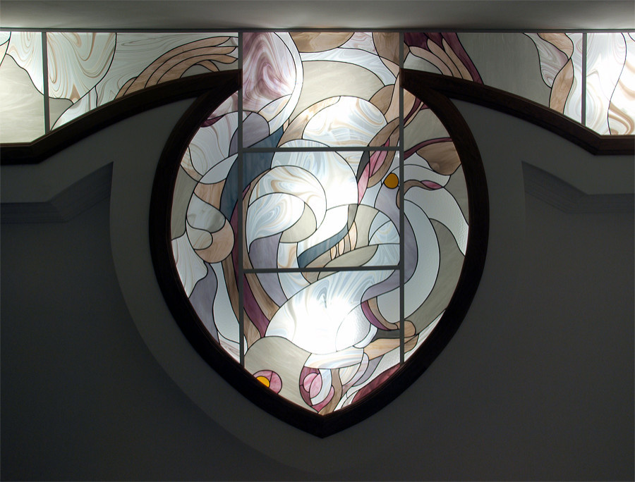 Авторские витражные панно для интерьера