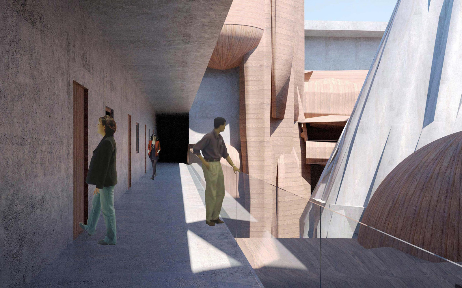 Обложка проекта: Apartment building with public buthhouse