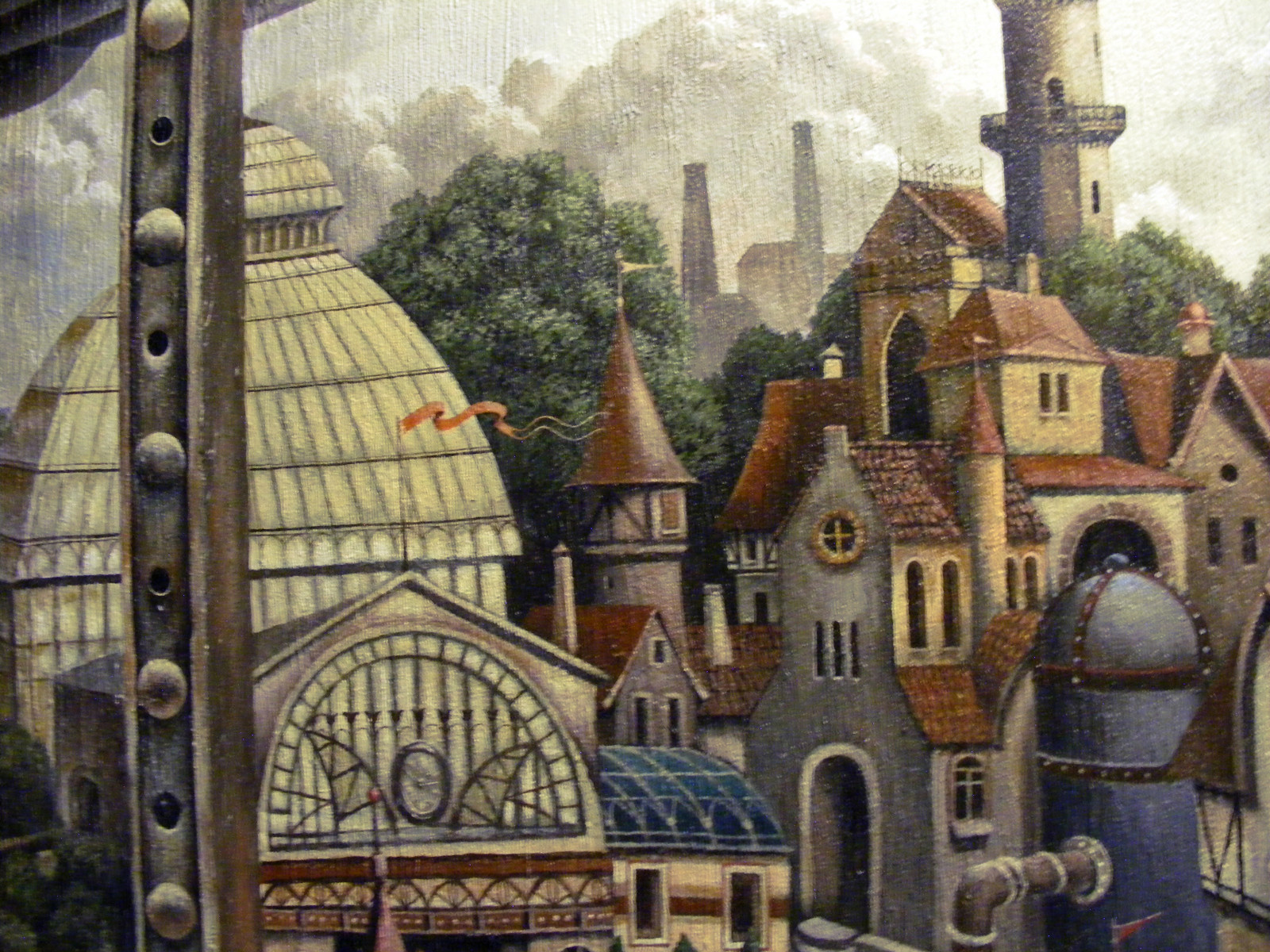 Роспись коридора