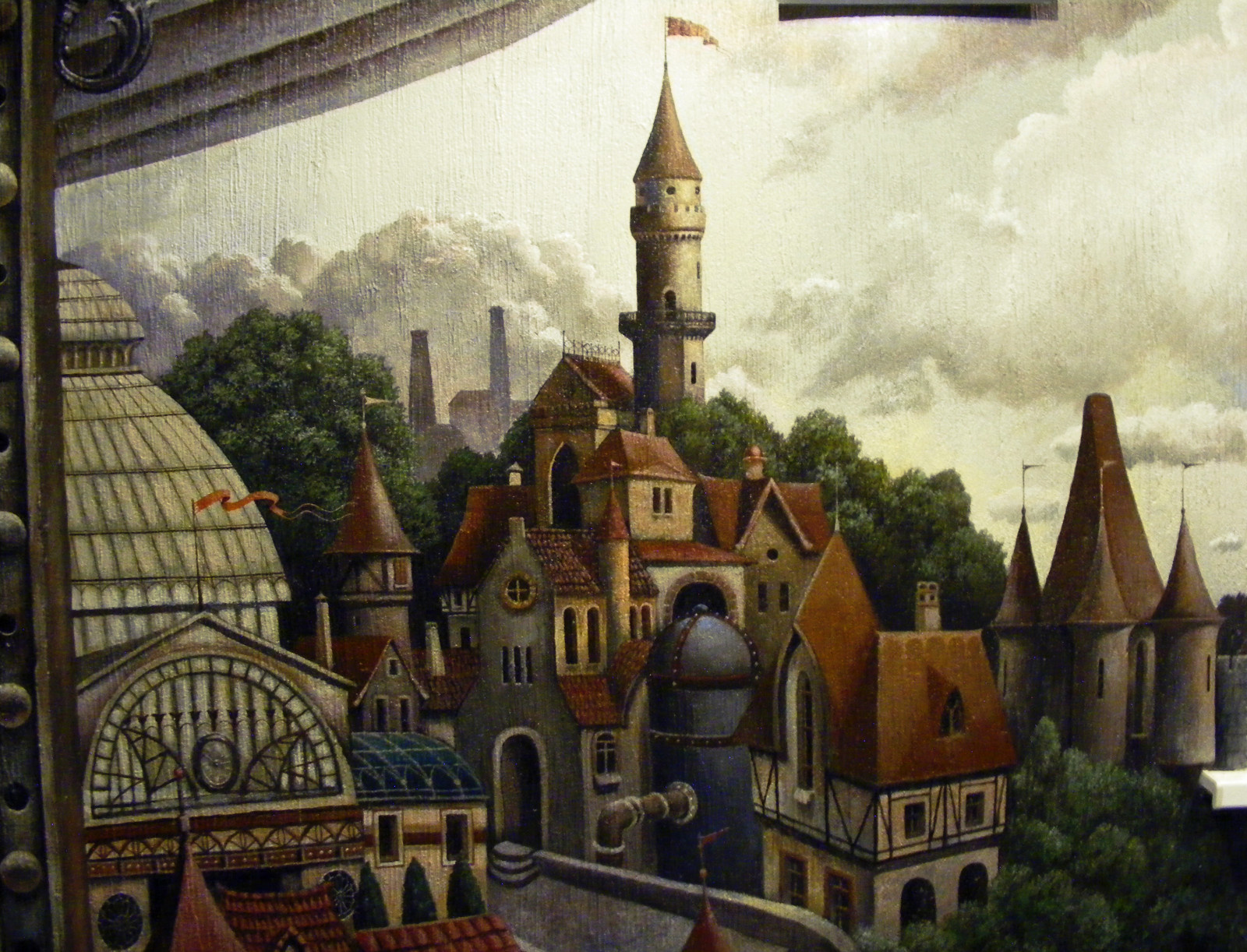 Роспись коридора