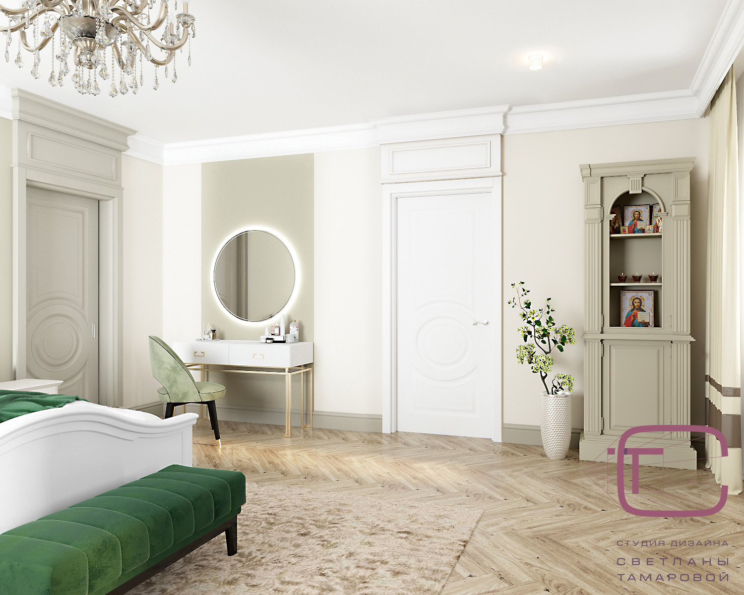 Дизайн-проект квартиры 210 кв.м в “ЖК Олимп”, ул. Мира 74Б г.Пенза