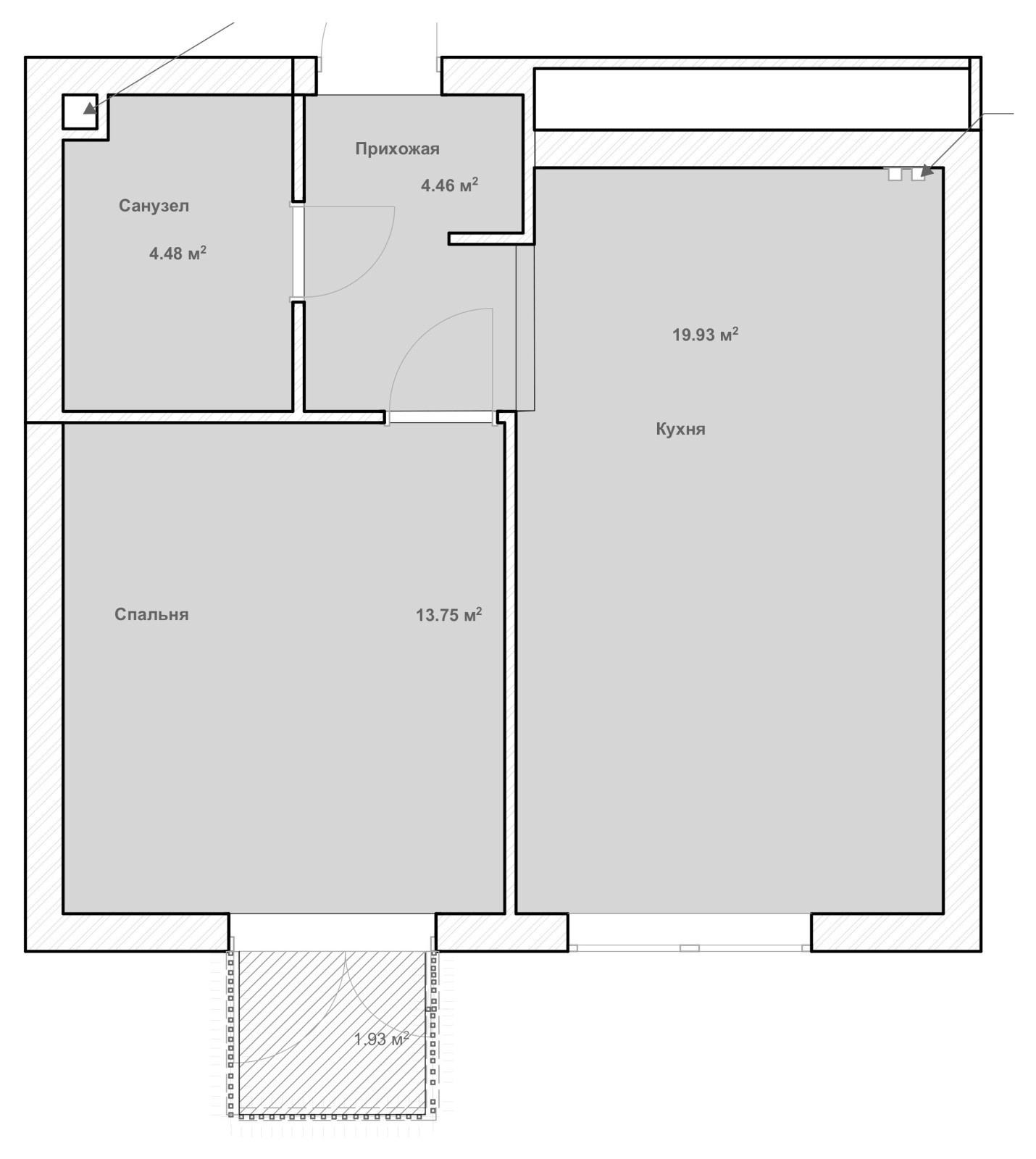Однокомнатная квартира в Москве ЖК Лефортово