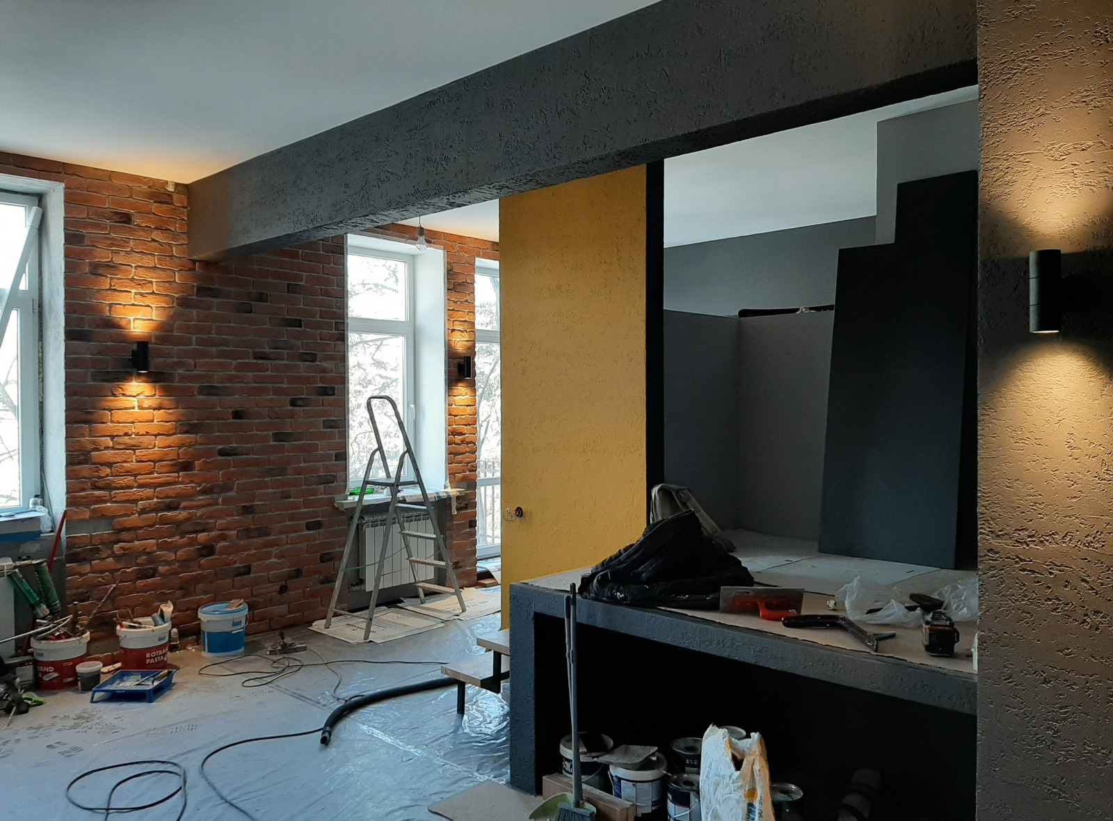 гостиная ремонт