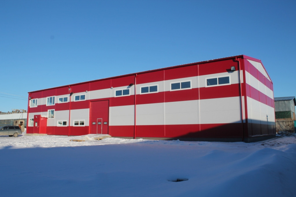 Строительство здания из ЛСТК