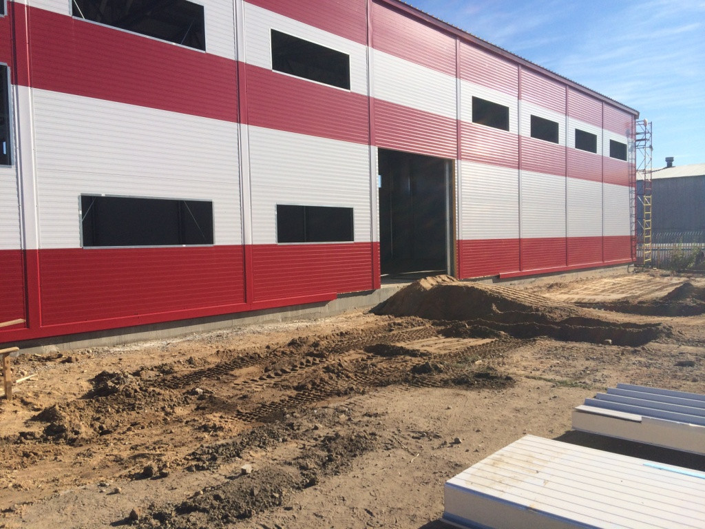 Строительство здания из ЛСТК