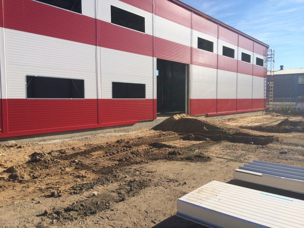 Строительство здания из ЛСТК