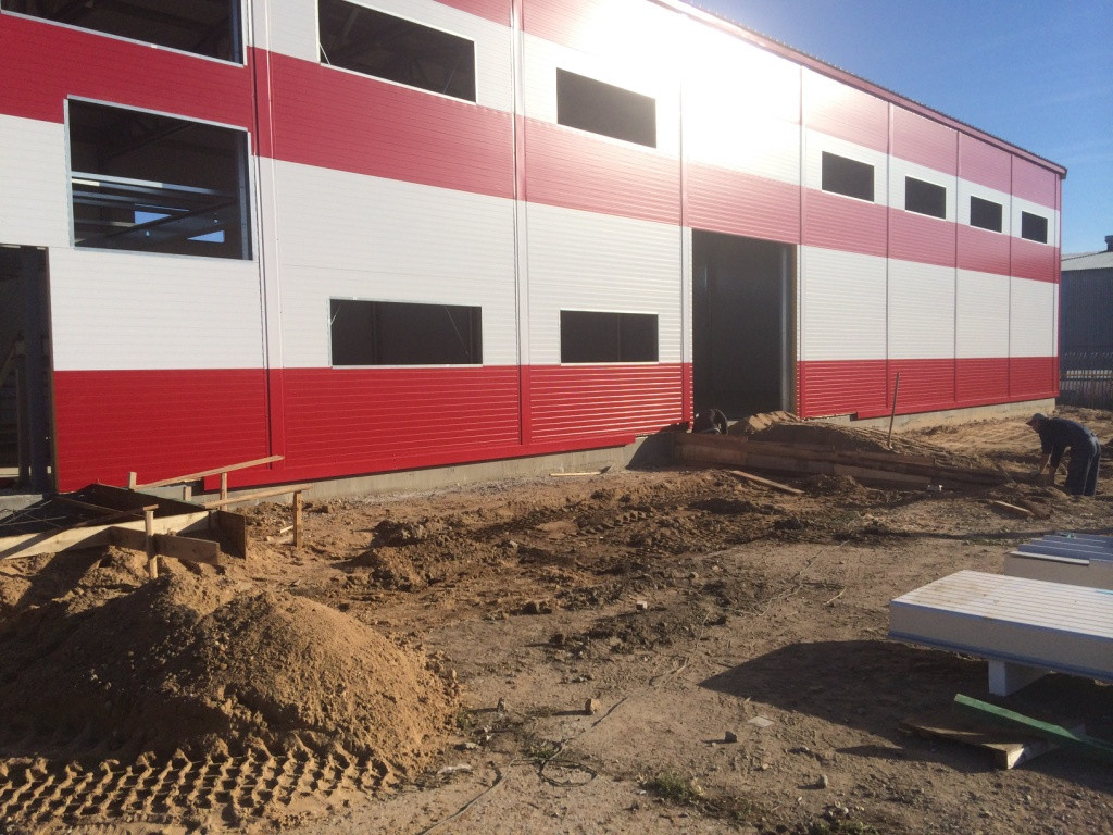 Строительство здания из ЛСТК