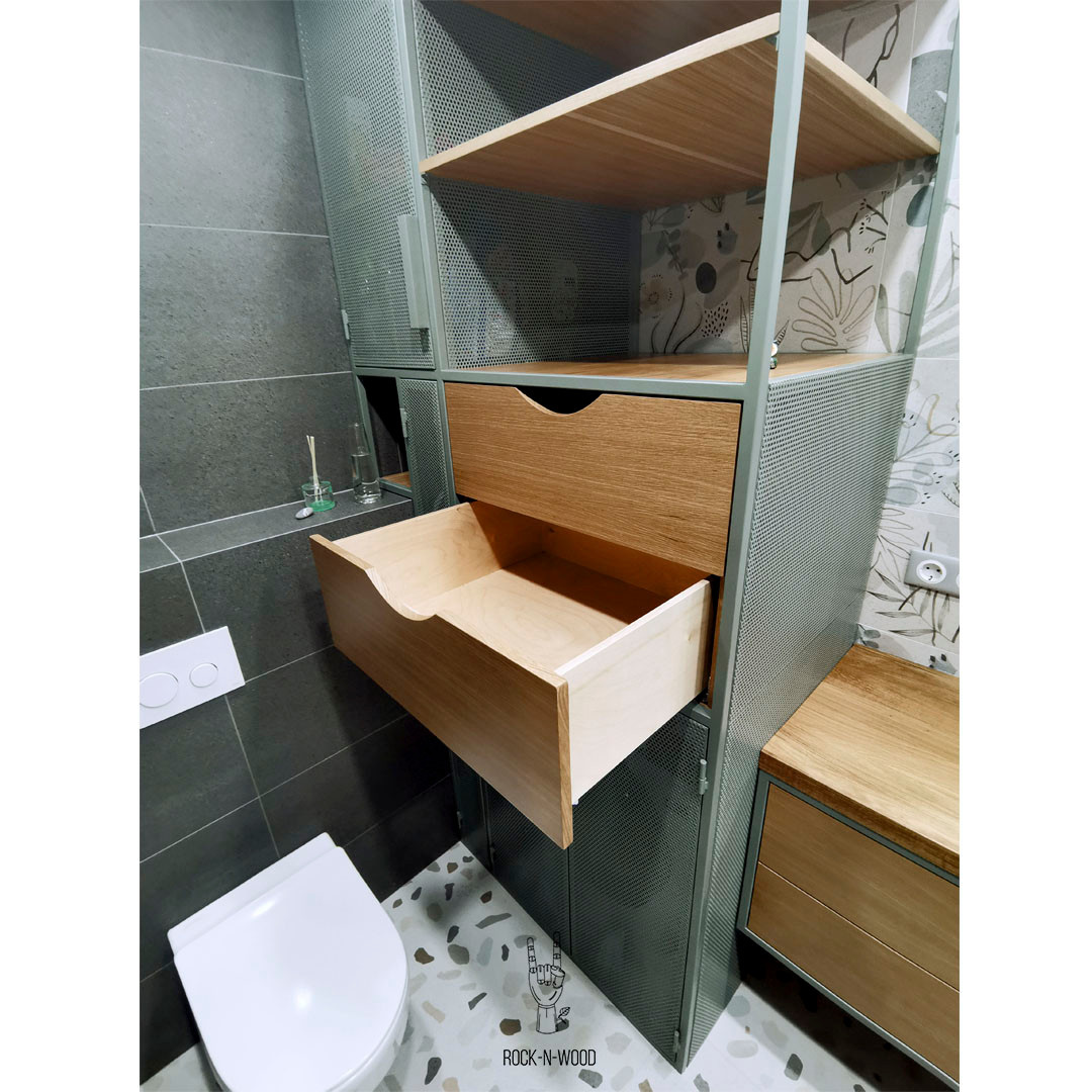 Система хранения и тумба в ванную комнату