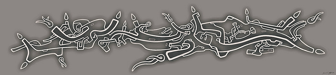 настенная скульптура