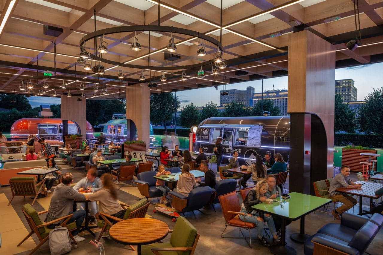 Рестопаркинг в Парке Горького