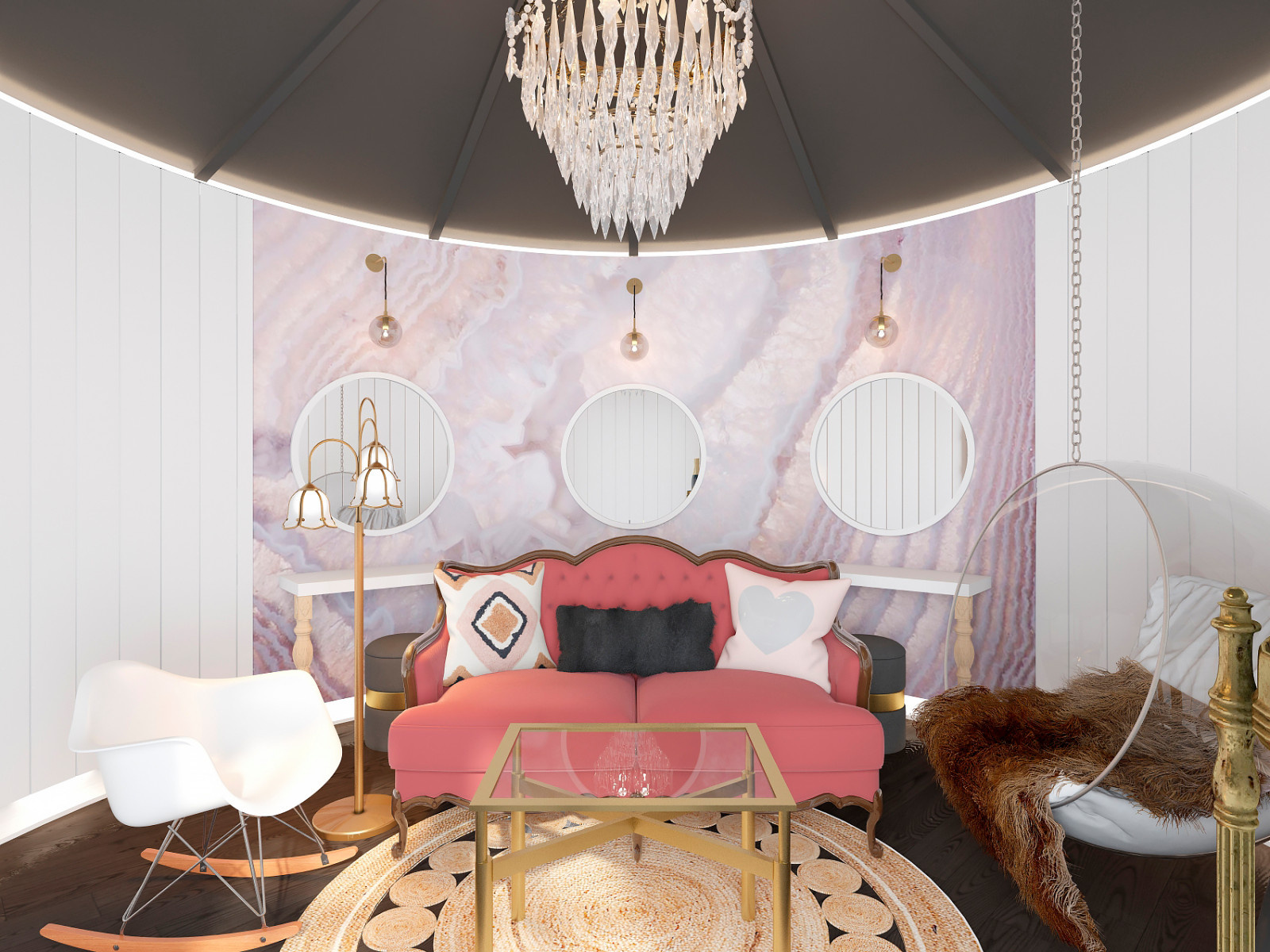 Интерьер домика невесты и ее подружек