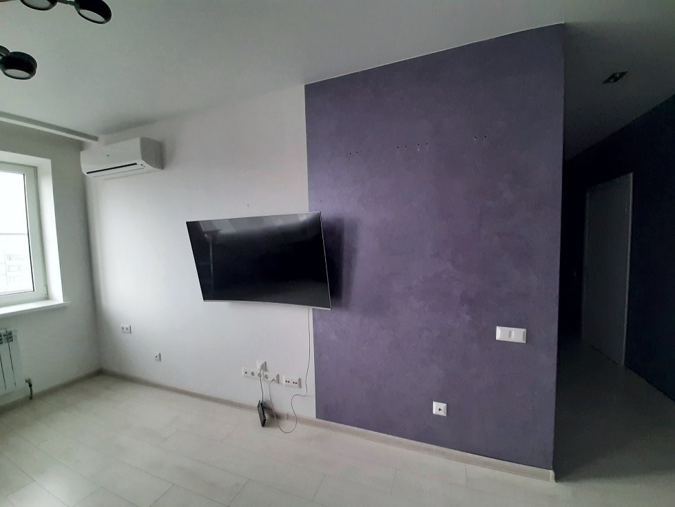 3D панель для гостинной, консоль для телевизора