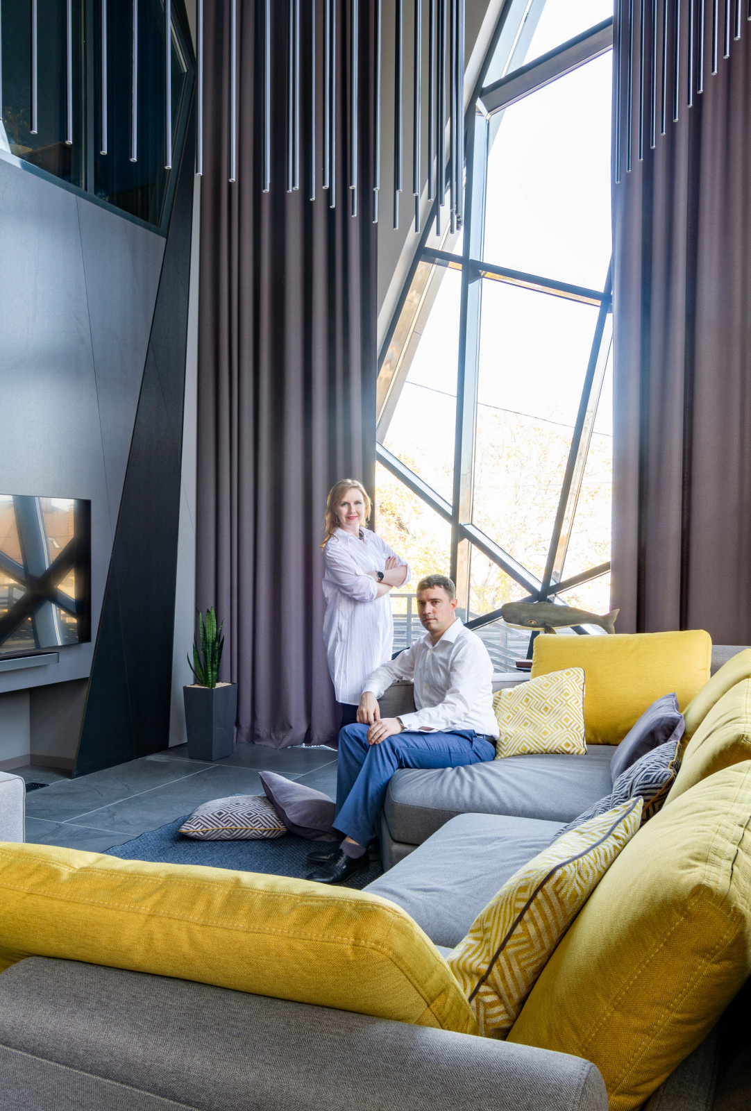 Houzz тур: Неожиданно деконструктивистский частный дом в Саратове