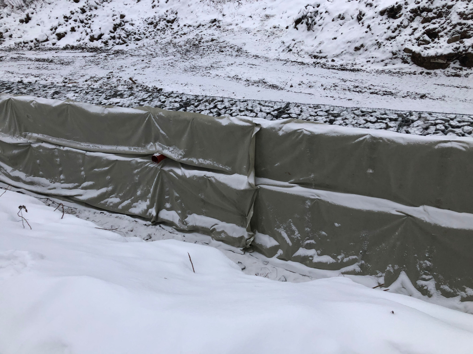 Обложка проекта: Подпорная стена из габионов