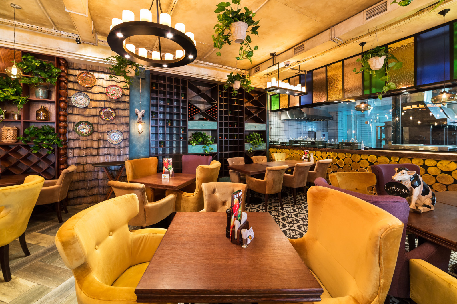 наша мебель в ресторанах