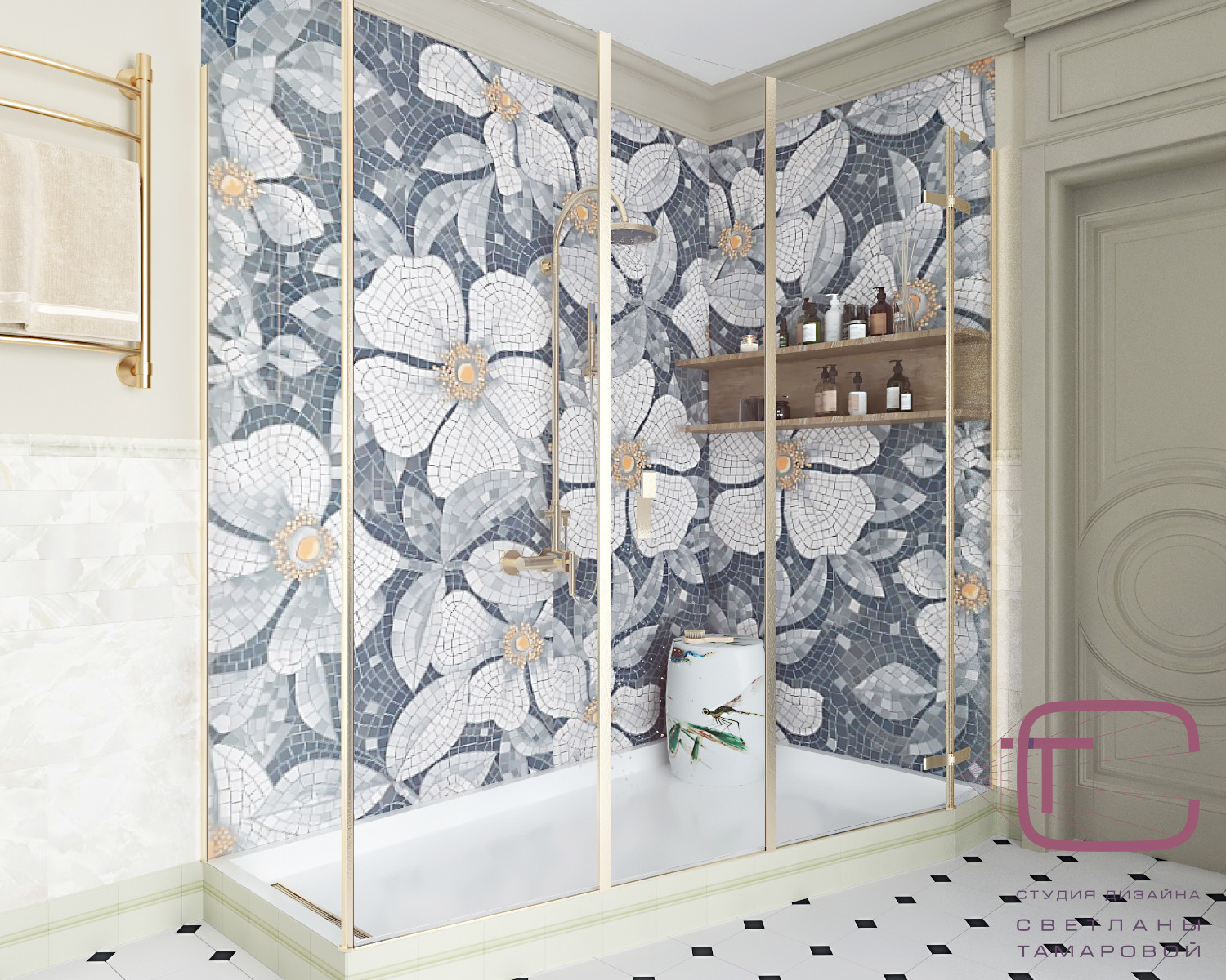 Дизайн-проект квартиры 210 кв.м в “ЖК Олимп”, ул. Мира 74Б г.Пенза