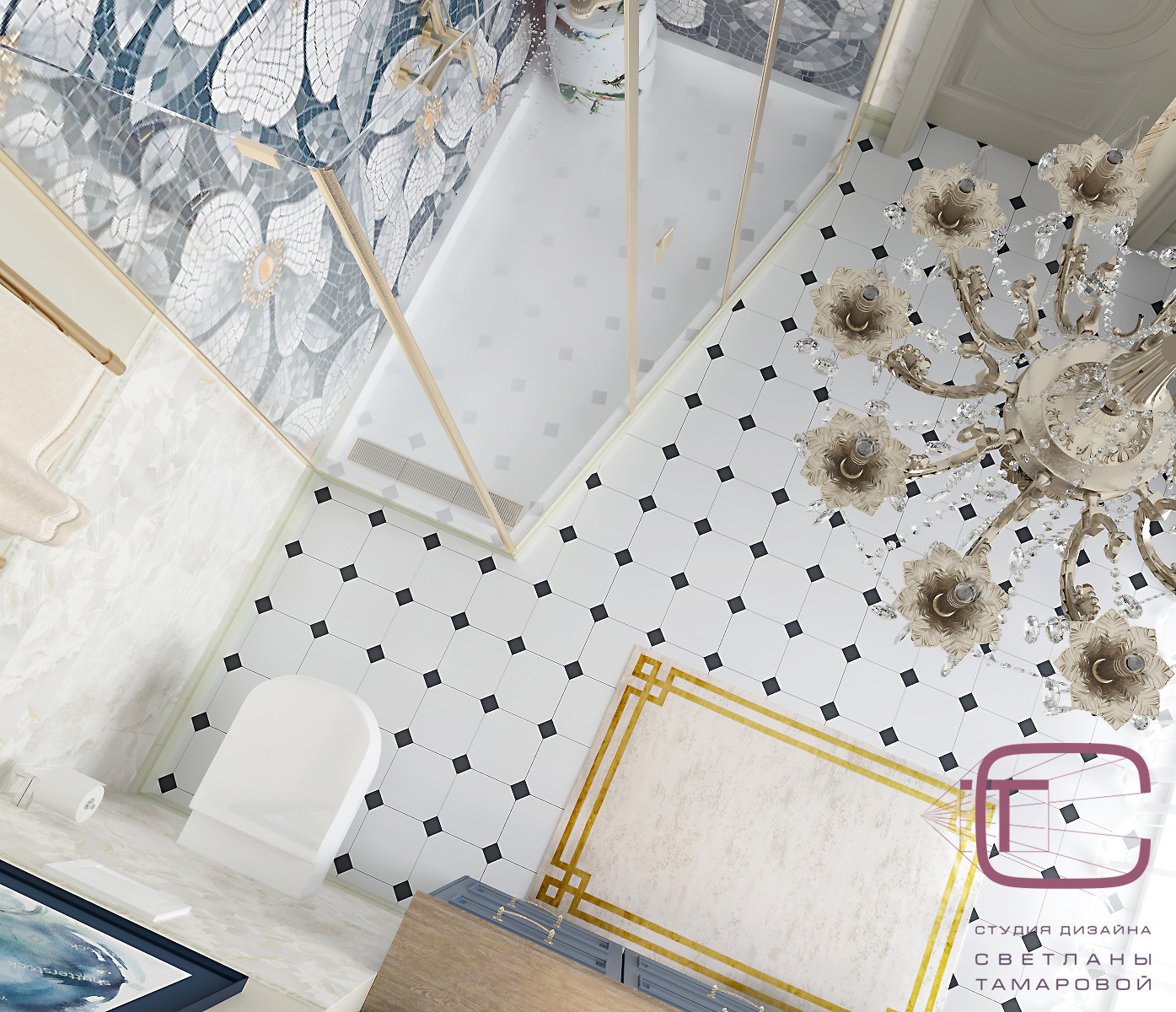 Дизайн-проект квартиры 210 кв.м в “ЖК Олимп”, ул. Мира 74Б г.Пенза