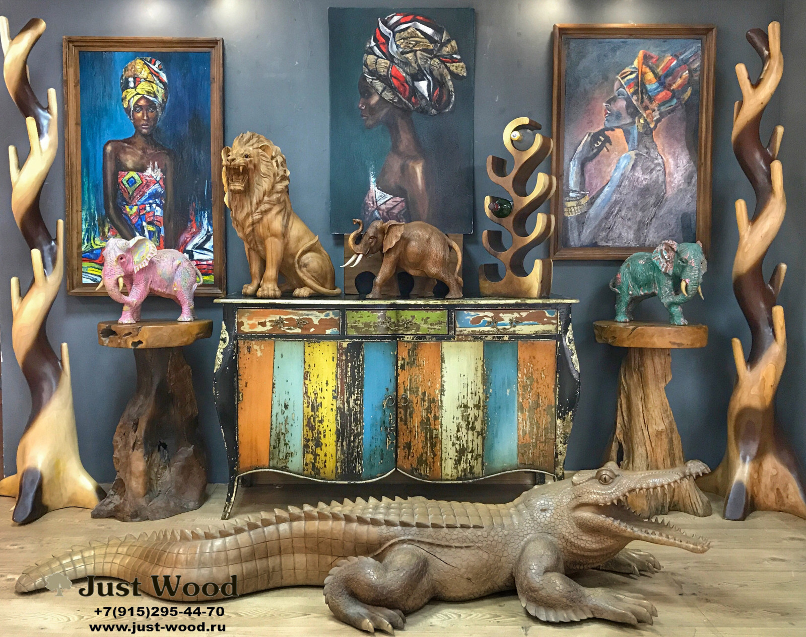 Обложка проекта: Этнические арт - объекты для интерьера.