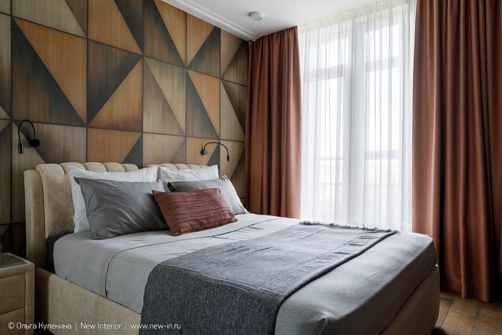 Интерьер квартиры в серых оттенках - 60 м²