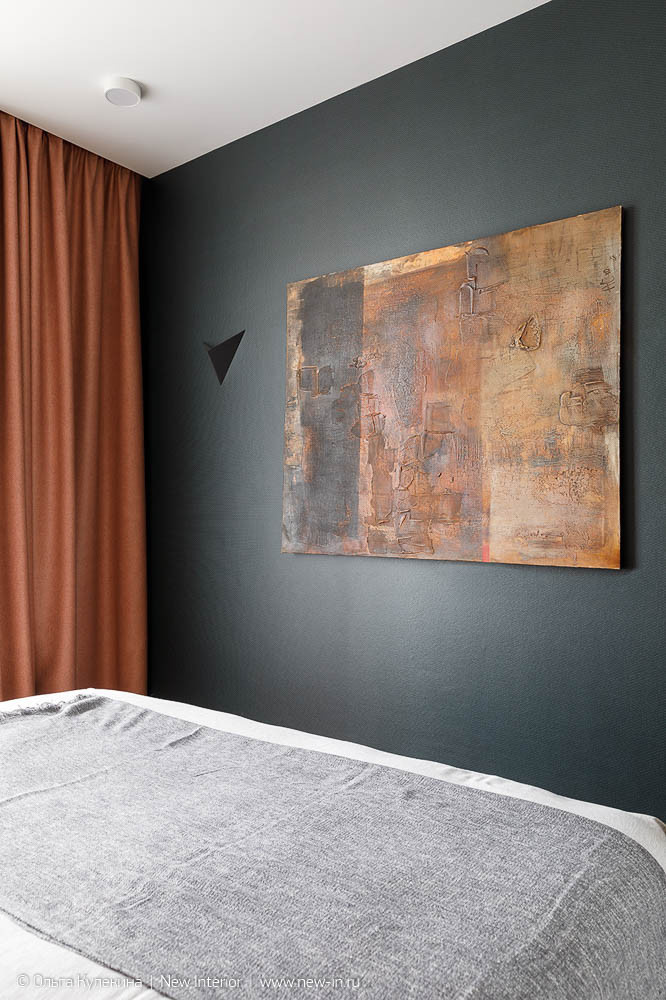 Интерьер квартиры в серых оттенках - 60 м²