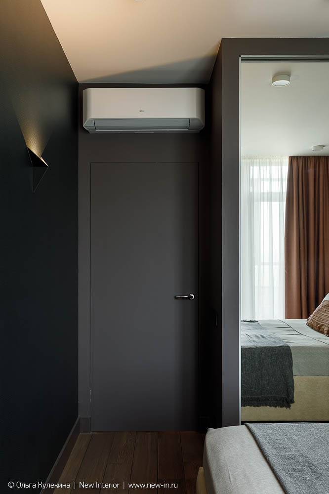 Интерьер квартиры в серых оттенках - 60 м²